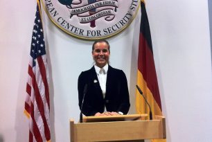 Abschlussfeier des George C. Marshall Europäisches Zentrum für Sicherheitsstudien