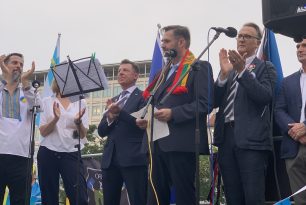 Unabhängigkeitstag der Ukraine in München gefeiert