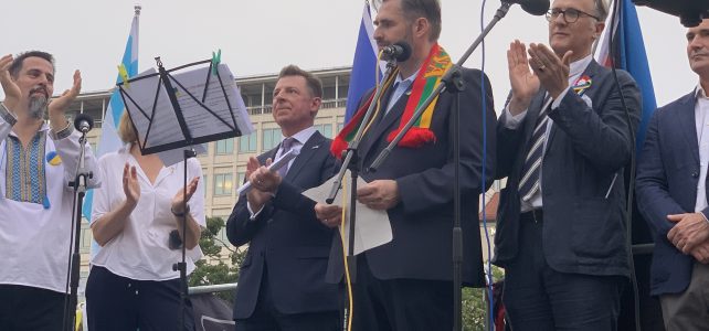 Unabhängigkeitstag der Ukraine in München gefeiert